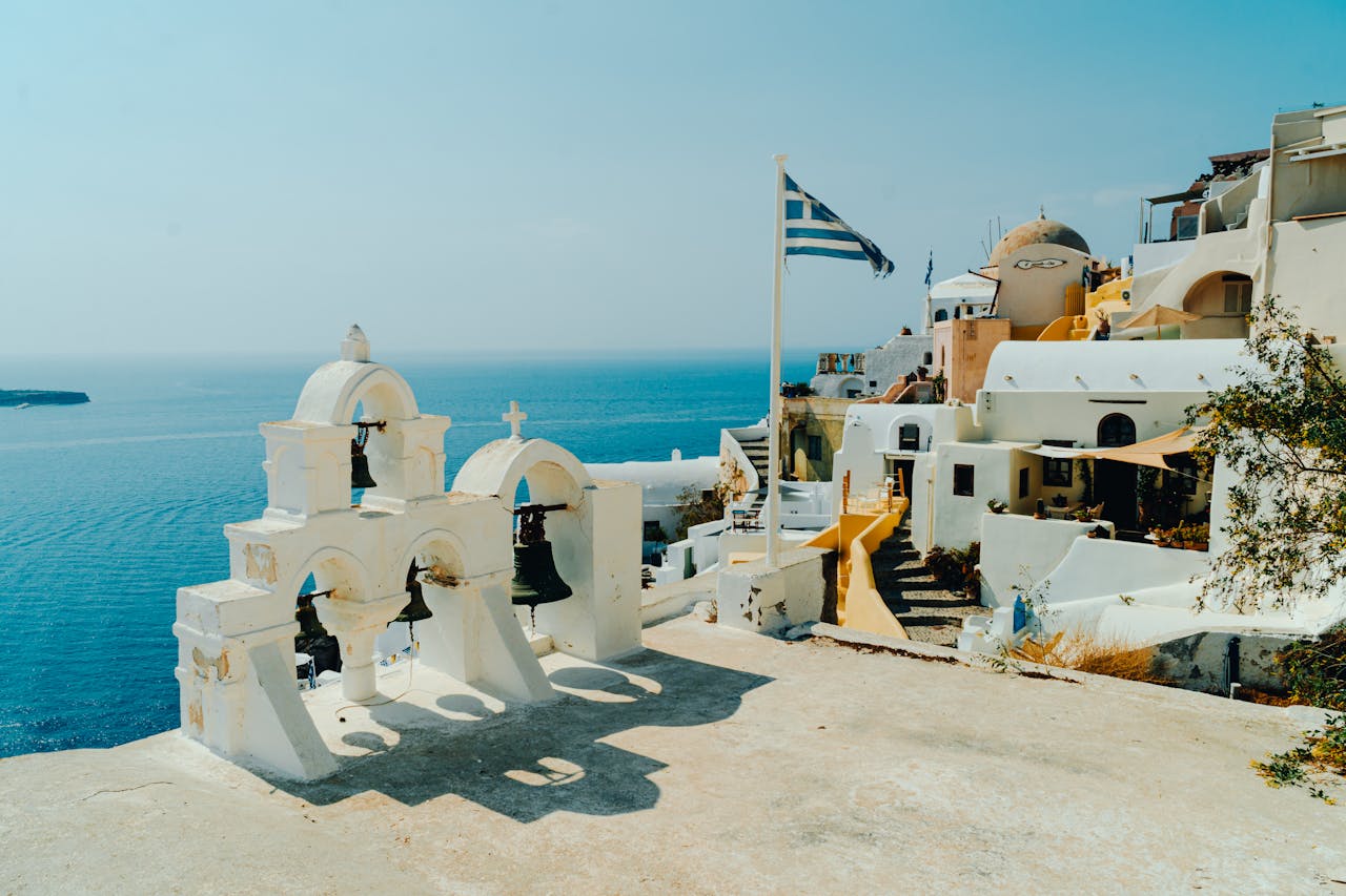 Free stock photo of bells, european vacation, greece