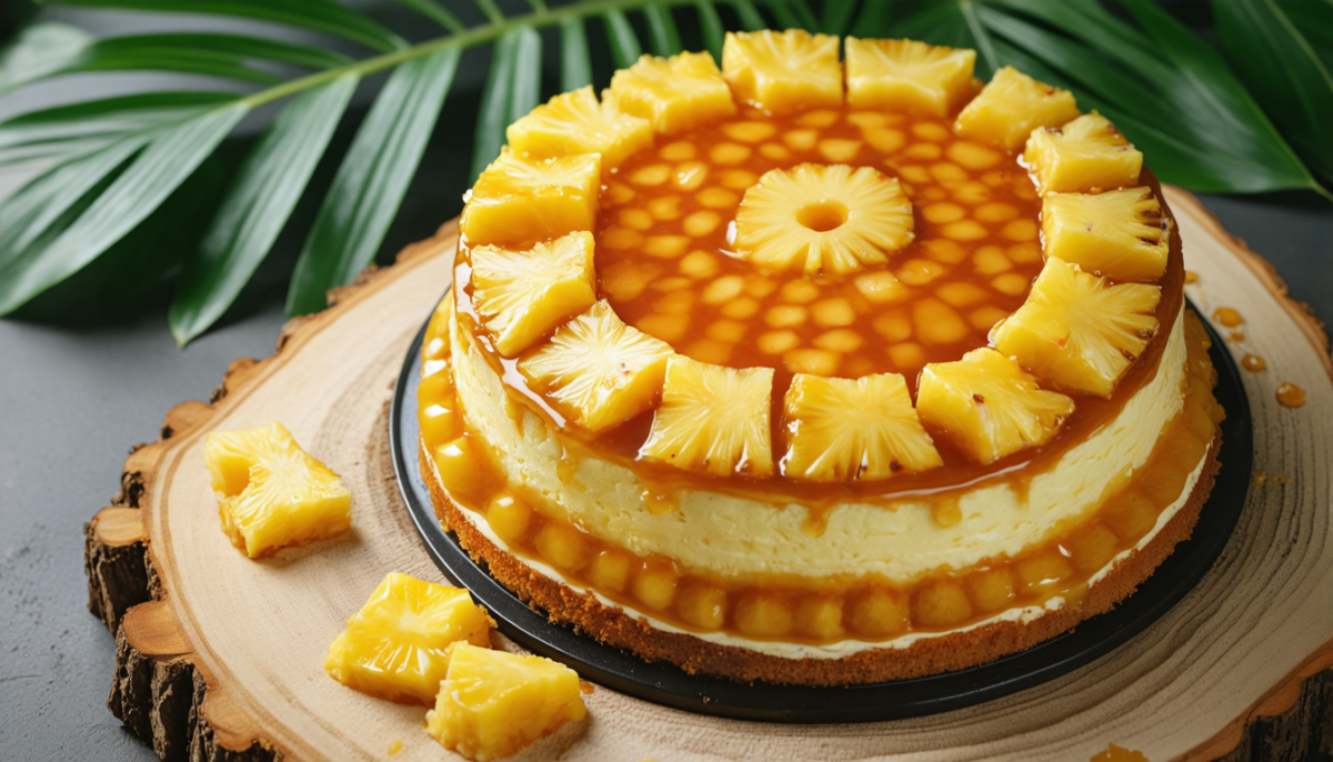 découvrez notre recette express et simple pour un gâteau moelleux à l'ananas et caramel, idéal pour un dessert savoureux et rapide à préparer.