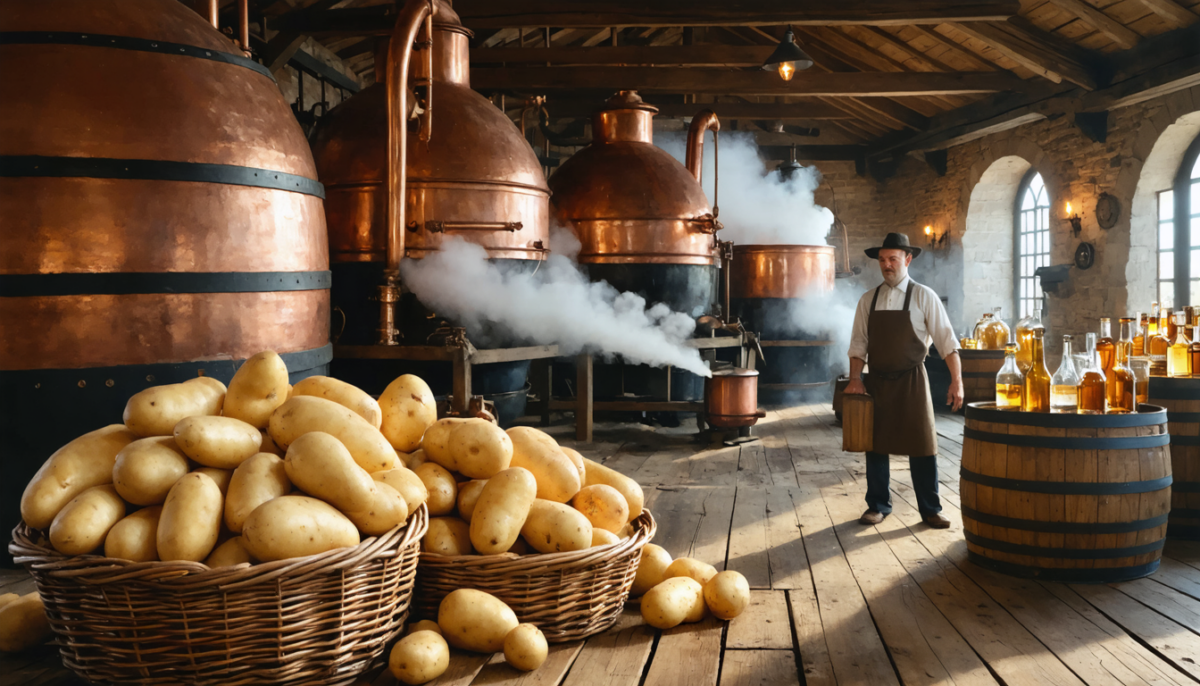 découvrez tout sur l'alcool de pomme de terre en france : méthodes de fabrication, différentes variétés et leurs utilisations traditionnelles et modernes.