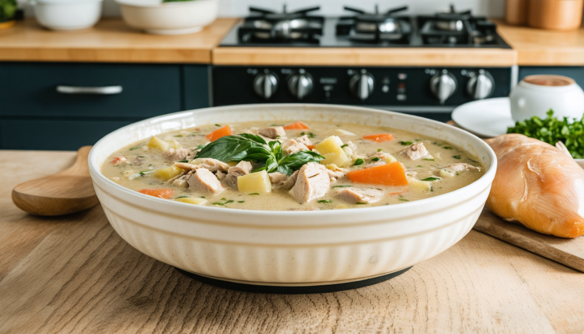 découvrez notre recette express de blanquette de dinde au cookeo, facile et rapide à préparer pour un repas savoureux en un rien de temps.