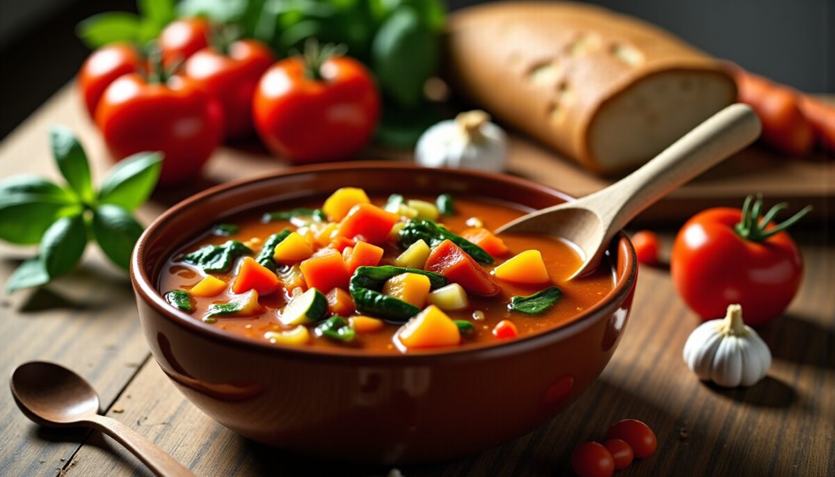 Minestrone Express : La Recette Facile et Saine pour une Soupe Italienne Authentique